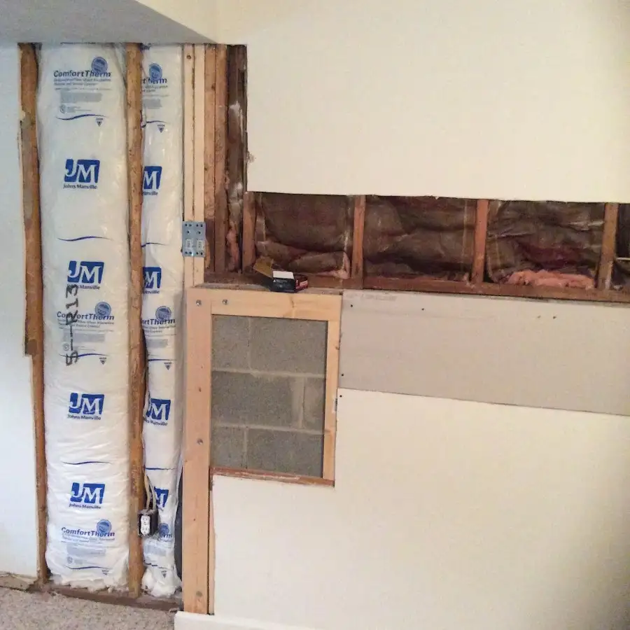 Wall insulation replacement during Contents Cleaning & Restoration in Wekiwa Springs
